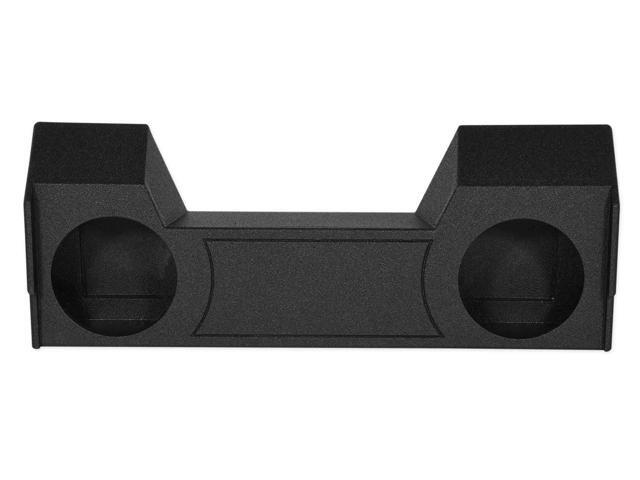 REC108 Dual 12' Bedlined Sub Box for 2019-2021 Dodge Ram Crew Cab Sealed Enclosure, Underseat Downfire, 0.80 Cu Ft Per Sub, 6.5' Mounting Depth,...