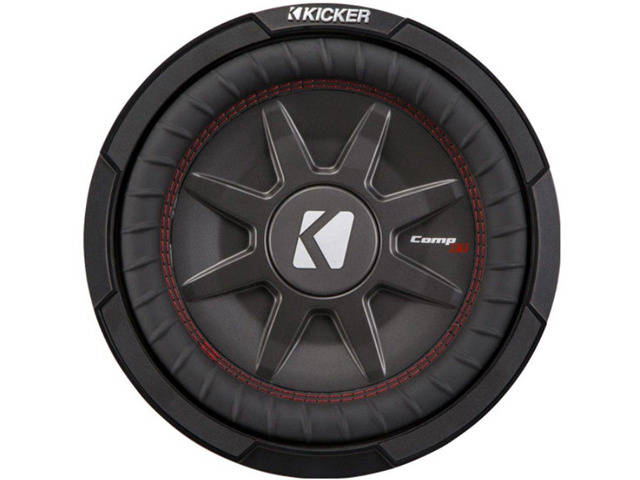43CWRT102 CompRT 10' Inch Shallow Mount Subwoofer 2 Ohm Thin Car Sub Slim Profile Bass, Fits Behind Seats and Under Benches, Strong Low-End...