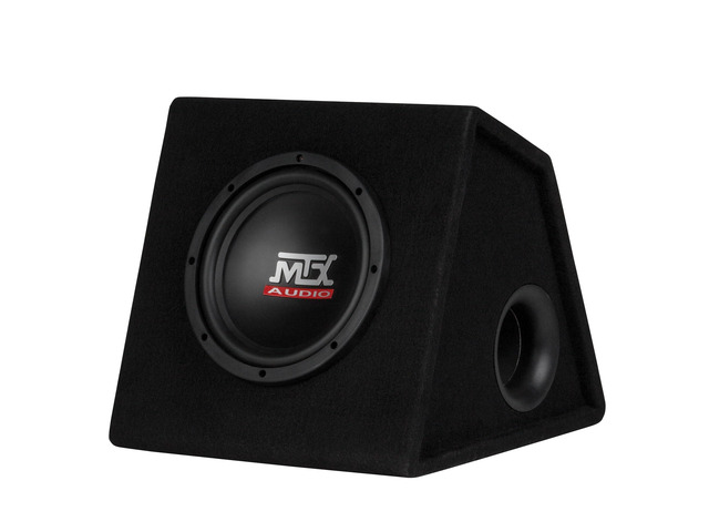 Audio RTP8A 8' 120W Amplified Vented Loaded Car Subwoofer Enclosure Single Heavy-Duty 12-Inch Subwoofer Enclosure for Car Audio Bass Systems,...