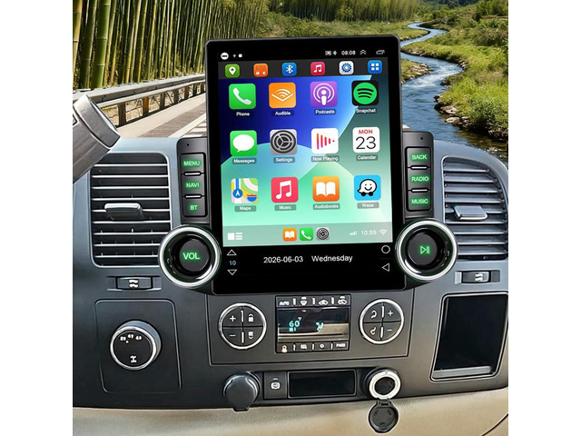 2+64G Android 15 Car Radio for Chevy Equinox Terrain 2007-2014,9.7 inch Touch Screen Upgarde Stereo for Traverse 2009-2017 Head Unit with Wireless...