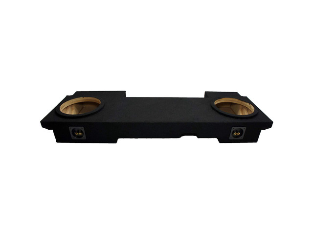 Fits Escalade EXT Avalanche 02-13 Dual 10' Underseat Subwoofer Box ASC Chevy and Cadillac Truck Sub Enclosure, 10 Inch Speaker Pair, Hidden...