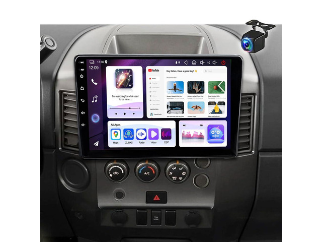 10.1 Inch Double Din Car Radio Stereo Upgrade for Nissan Titan 2004-2007 Android 15 4+64G HD Touchscreen,Carplay & Android Auto,GPS Wifi...