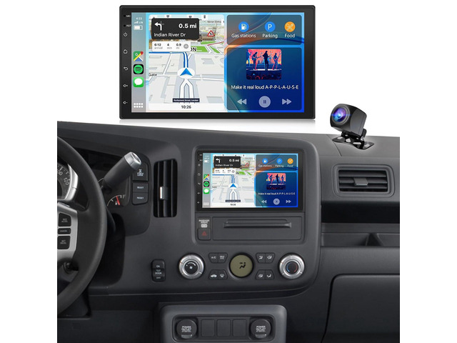 7' Car Stereo Upgrade for Honda Ridgeline 2006-2011 2013 2014 with Wireless CarPlay Android Auto, Double Din Android 14 Touchscreen for Ridgeline...
