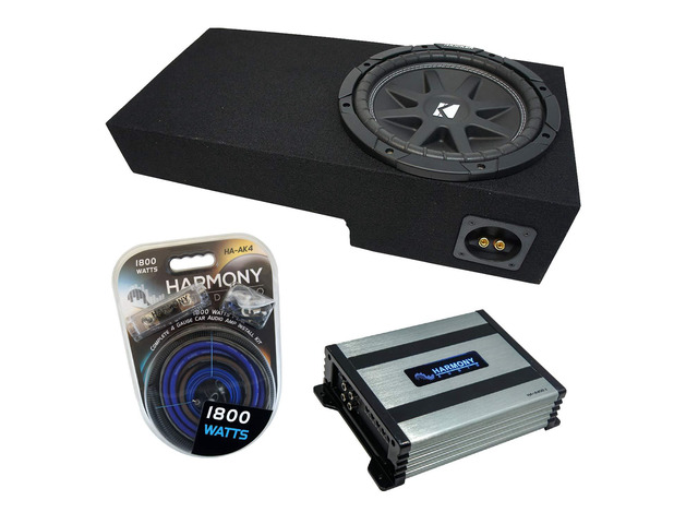Kicker C10 Single 10' Sub Box HA-A400.1 Amp Fits 01-05 Explorer Sport Trac Complete plug-and-play bass upgrade, matched power and wiring,...