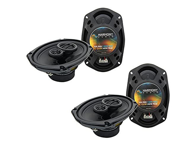 Fits Dodge Avenger 2007-2014 6x9 Speakers Pair Rhythm Series Punchy full-range coaxial set, drop-in factory car upgrade, crisp highs and deep...