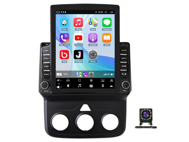 Car Radio Stereo for Dodge Ram 1500 3500 2013-2018 Support Wireless with CarPlay Android Auto, 9.7in Touch Screen Stereo with Bluetooth WiFi,...
