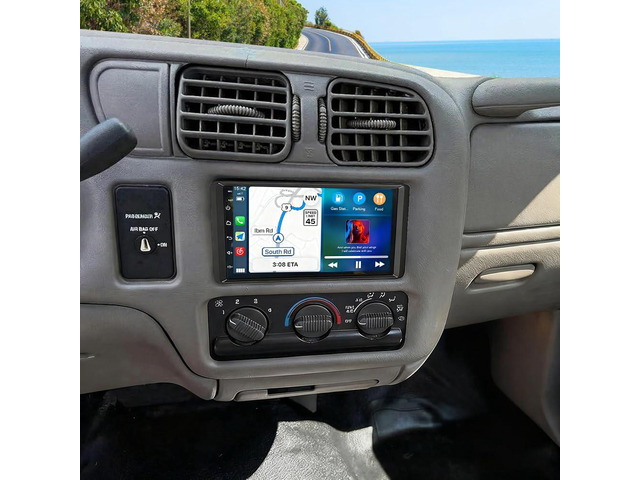 7 Inch Car Radio 2G+64G Upgrade for Chevy Blazer 2002-2005 with Wireless CarPlay & Android Auto, Android 14 HD Touch Screen Double Din Car Stereo...