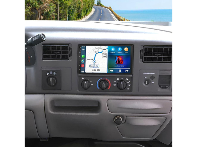 7 Inch Car Radio 2G+64G Upgrade for Ford F250 F350 1999-2004 with Wireless CarPlay Android Auto, Android 14 HD Touch Screen Double Din Car Stereo...