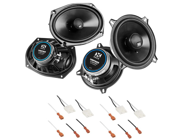 Complete Speaker Replacement Upgrade Kit for Dodge Ram Truck 1994-2001 Pair of 5.25' & 6x9' N-Series Speaker Upgrade Kit for select 1994-2001 Ram...