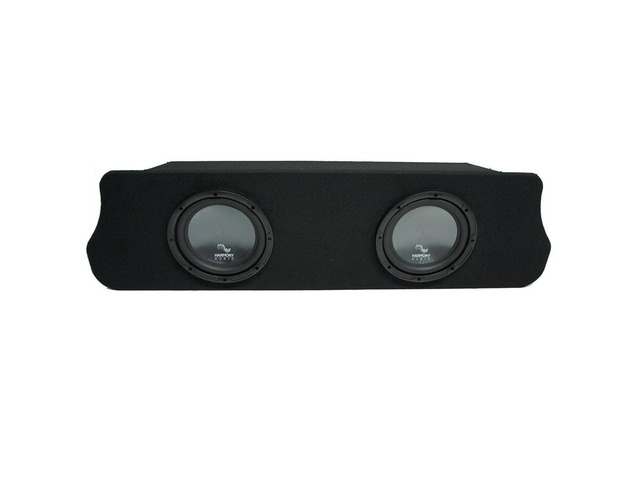 Dual 10' Sub Box Fits 1994-2004 Ford Mustang Coupe Harmony R104 Subwoofers Custom enclosure design, deep low-end bass, matched driver pair, made...