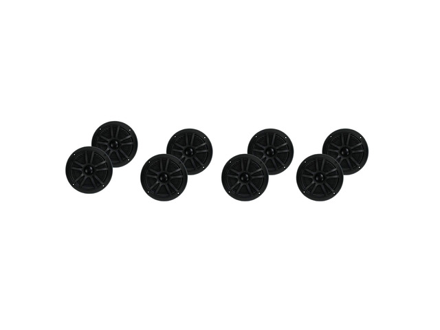 BOSS Audio CH6530 6.5' 300W 3-Way Car Coaxial Stereo Speakers, 3 Pairs 2-Layer Woven Fiberglass, Withstands Up to 1076-F, Quick Pull-Tab...