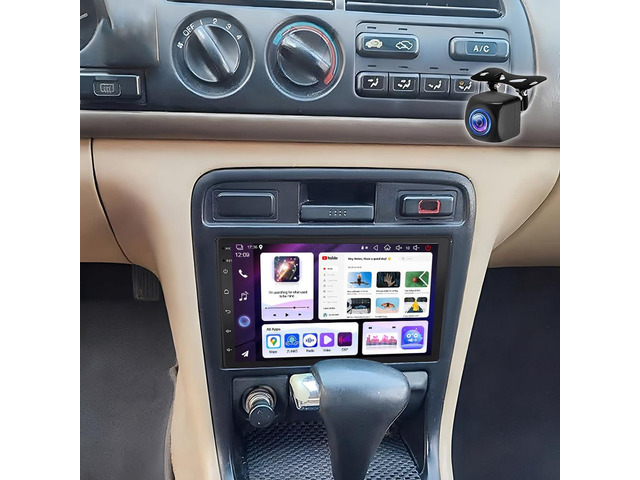 Android 15 7' Double Din Car Radio Stereo for Honda Accord 1994-1997 Wireless CarPlay & Android Auto IPS Touchscreen Head Unit Bluetooth WiFi GPS...