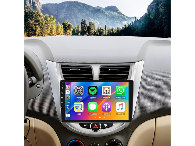 Android 13 Car Radio Stereo Compatible for Hyundai Accent Verna 2011-19, 9' Touchscreen Car Radio Audio Receiver with Wireless CarPlay,Android...