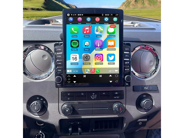2+64G Double Din Radio Stereo for Ford F-250 F-350 Super Duty 2011-2016 with Wireless Carplay & Android Auto,9.7 Inch Android 15 Car Audio Receiver...
