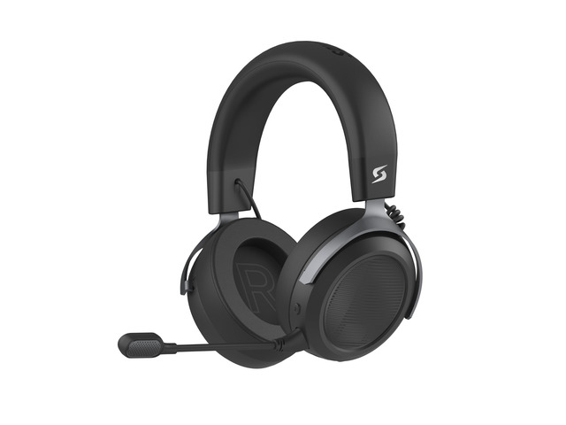 TR50 Wireless Gaming Headset, Black 50 mm Radar Diaphragm Drivers, Virtual 7.1 Surround, CM6572 Chip, 295g Lightweight, Boom Mic