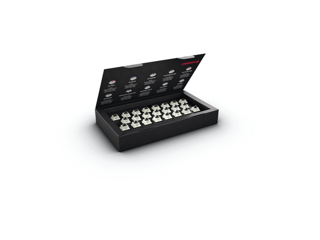 MX Black Clear TOP Switch Kit, 23 Mechanical Keyboard Switches, for DIY, Hot Swap or Gaming Keyboard, Linear Switch with No Click, Powerful & Direct