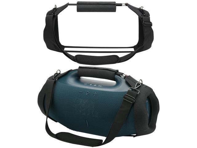 EVA Carrying Case for JBL Boombox 4 Portable Speaker Travel Protective Cover with Adjustable Shoulder Strap& Handle Pad for Boombox 4