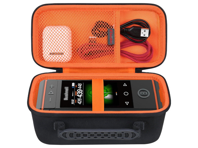 Carrying Case for Bushnell Golf Wingman HD GPS Speaker Bushnell Golf Wingman HD GPS Speaker Hard Travel Protective Bag Storage Holder, Mesh...