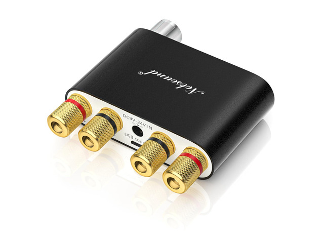 NS-10G Bluetooth 5.0 2 Channel Power Amplifier HiFi Stereo Audio Mini Amp Wireless Receiver 50Wx2 for Home Speaker with USB & Bass Sound Effect...