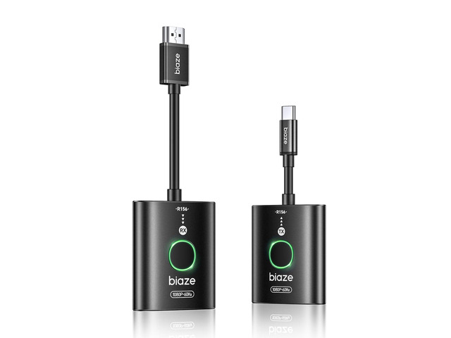 USB C Wireless HDMI Transmitter and Receiver2026 Upgrade ModelWirelessly cast Your Phone or Laptop Screen to a DisplayPlug and Play, no downloads...
