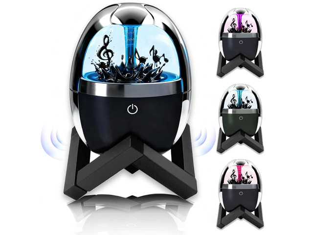 Dancing Ferrofluid Speaker,Magnetic Fluid Bluetooth Music Mate Stress Relief LED Light Stereo Sound Touch Control,Cool Fluid Display Desk Toy...