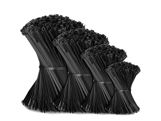 3000 Pieces Cable Zip Ties Bulk Heavy Duty Cable Ties Nylon Tie Wraps Self Locking Wire Ties for Plants Gardening Farming Grid Wall Fence Indoor...