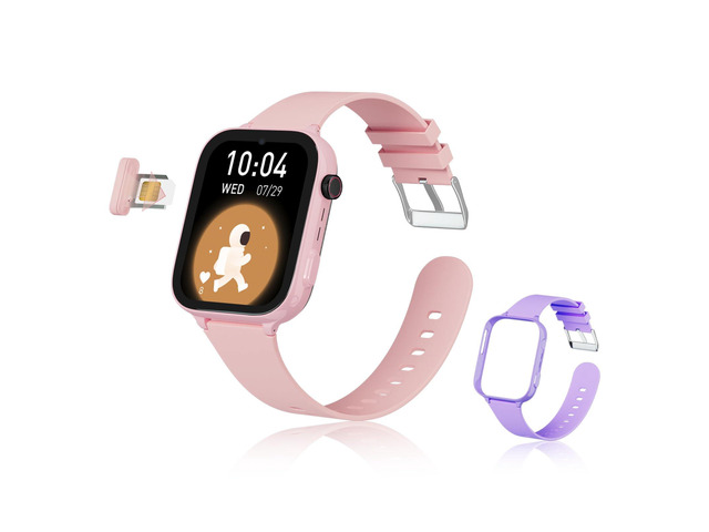 4G Kids Watch, Smart Watch for Kid GPS Tracker with SIM Card, Texting, Camera, Two-Way Calling, School Mode, SOS, Games, Best for Kids Aged 3-12,...