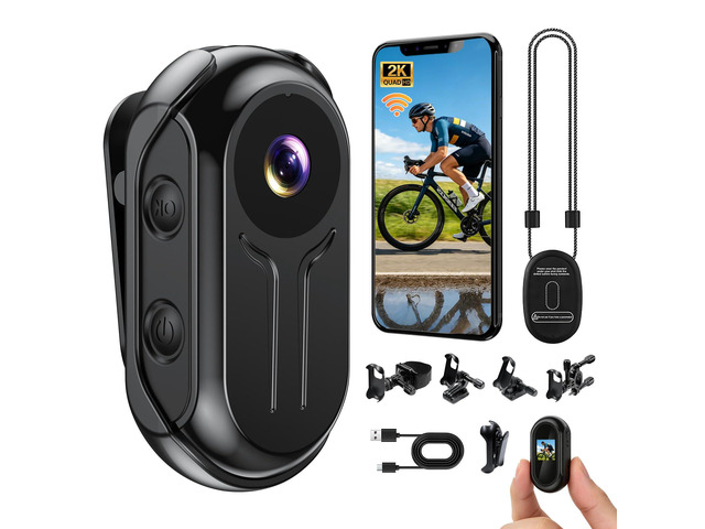 2K Mini Body Camera with 0.85' Screen,Thumb Size Small POV Camera with WiFi,Tiny Wearable Action Camera Magnetic Camcorder for Vlogging Work...