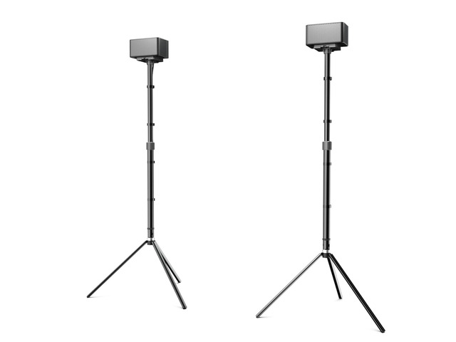 Speaker Stands Pair, Height Adjustable Speaker Stand, Extends 24.4' to 36.6', Holds 6.6 lbs, Compatible with VIZIO, Sony, Bose, Polk, Poseidon...
