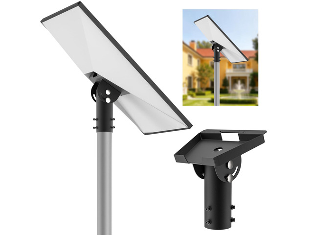 Starlink Gen 3 Adjustable Mount, No Pipe Heavy-Duty Pipe Adapter Kit for Starlink Standard 4/4X/V3, Fits 1.1-2.1 inch Masts 90°-180° Tilt Angle...