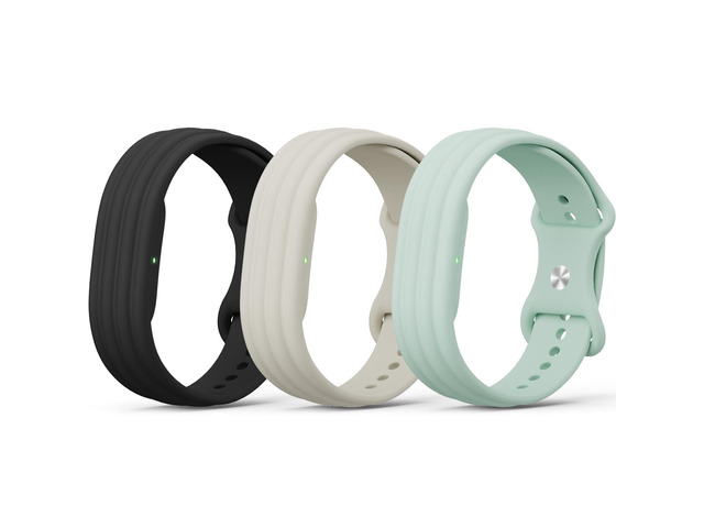 3 Pack Silicone Straps Compatible with Google Fitbit Air Band Adjustable Sport Wristband for Fitbit Air Bands Accessories for Women Men,...