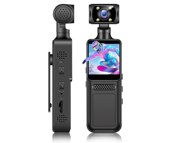 4K WiFi Action Camera with 180Â° Rotating Lens and LED Light, 40MP Ultra HD, 135Â° Wide Angle, APP Control Water Proof Handheld Camera for Outdoor...