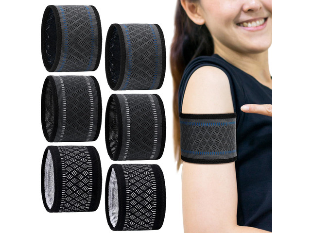 6 Pcs Arm Band Sensor Cover Washable Reusable Sensor Breathable Armband Sleeve for Kids Adults During Sport Exercise Supplies, Replace Adhesive...