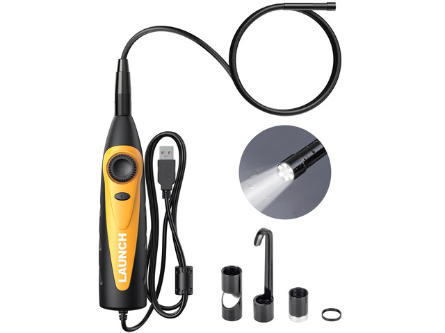 VSP-600 Endoscope 5.5mm Ultra-Thin, Lens HD Wide Application Videoscope Borescope high Definition Multi-Angle Imaging One-Click Snapshot IP67...