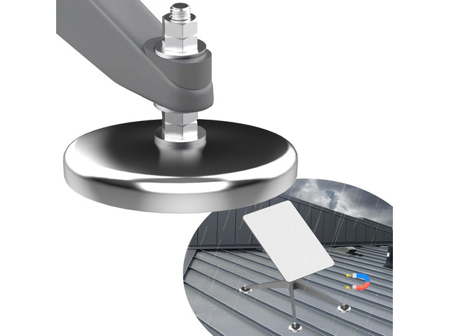 600 pounds Magnetic roof Mount for starlink,Strong Neodyminum Round Magnet mounting kit for starlink V2(Gen2) Dish,Each Magnet with 150 pounds...