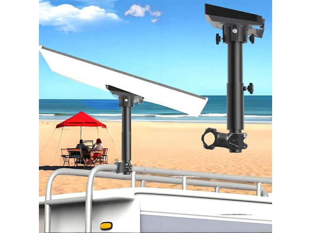 Starlink Gen 3 RV Ladder Mount - RV, Camper, Yacht, Pole, Railing Clamp for Roof/Rack (0.8-1.1' Dia)