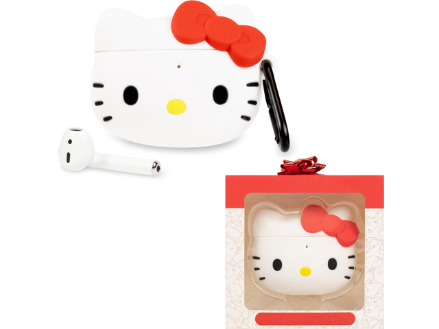 x Sanrio Licensed Series [Compatible with AirPods 1/2, Not for Pro] TPU Protective Cover [Carabiner Clip Included] [Wireless Charging Compatible] -...