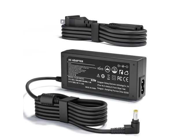 65W 19V 3.42 Charger Compatible with Toshiba Satellite Series C55 C50 C55D C655 C655D C675 C850 C855 C855D L745 L505 L55 L655 L755 L775 L855 S55...