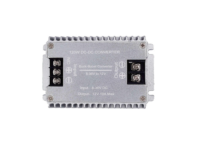 DC to DC High Efficiency Voltage Converter 8-36V to 12V 10A 120W Buck-Boost Converter DIY Power Supply Step-Down/Up Transformer