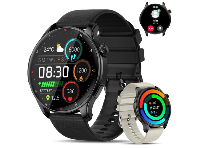 Smart Watch for Men Women Fitness: Waterproof Make Answer Call Smart Watches for Men Running Smartwatch for Android/iPhone Samsung Compatible...
