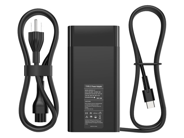 90W USB C Laptop Charger for HP Spectre x360 HP 904144-850 904082-003 adp-90fe 2ln85aa TPN-DA08 L45440-003 EliteBook 1040 G4 HP 90w USB-c Power...