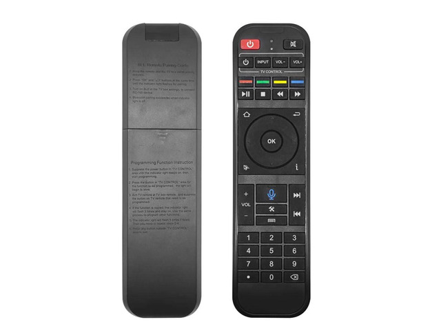 Voice Remote Control RC-200, Replacement Bluetooth Remote Controller for Smart TV Box S1 S2 S3 S4 Max S5 Pro S6 Max S6 Ultra, Elite Pro+