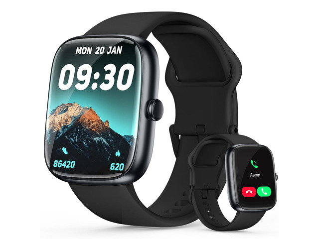 Smart Watch for Women Men, 1.83' HD Fitness Tracker (Answer/Make Call) with 24/7 Heart Rate/Sleep/SpO2 Monitor, IP68 Waterproof, 100+ Sport Modes...