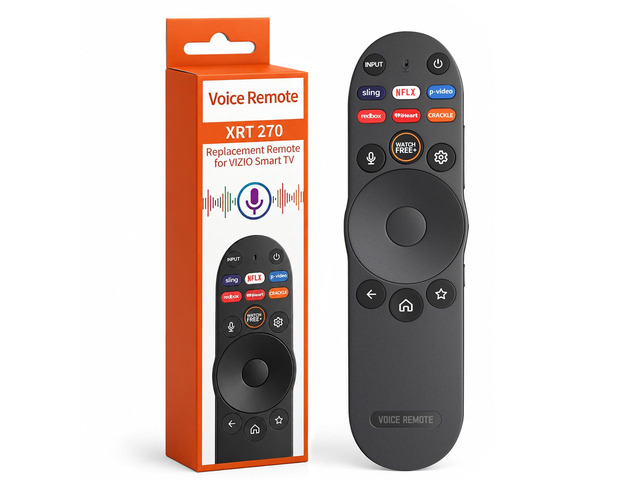 XRT270 Voice Remote Control Replacement for VIZIO Smart TV Remote, Compatible with VIZIO SmartCast FHD 4K Quantum D/M/P/V-Series TVs