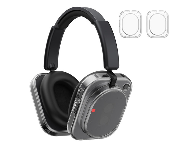 Shell Case Cover for Nothing Headphone (1) Headphone (Clear) Clear TPU Protective Cover Compatible with Nothing Headphone (1),Ultra-Thin...