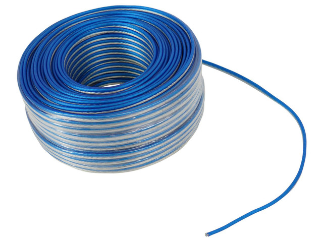 Blue 14G250 OFC 14 Gauge 250 Ft 100% Copper Speaker Wire Car/Marine/Home Audio, Tinned for Corrosion Resistance, Super-Flex Design, Foot Markers,...