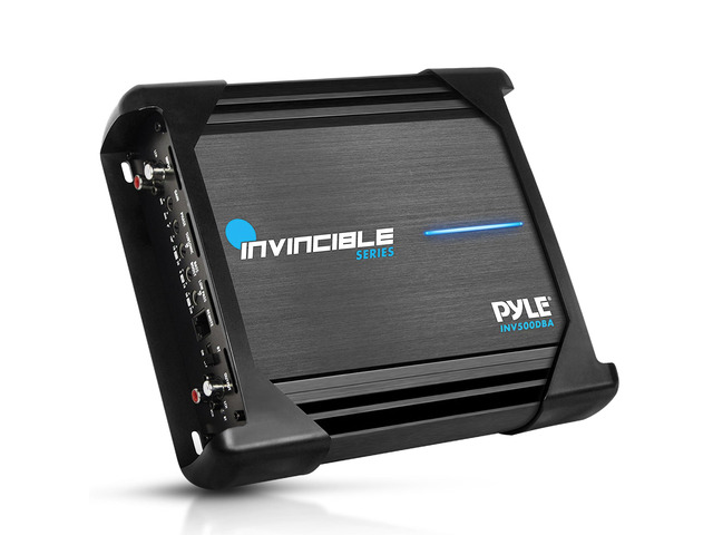 9 Class D Mosfet Amplifier - Invincible Series Monoblock Amp, 1 Channel 1000 Watts Max, Mosfet PWM Power Supply, High-Current Dual Discrete Drive...