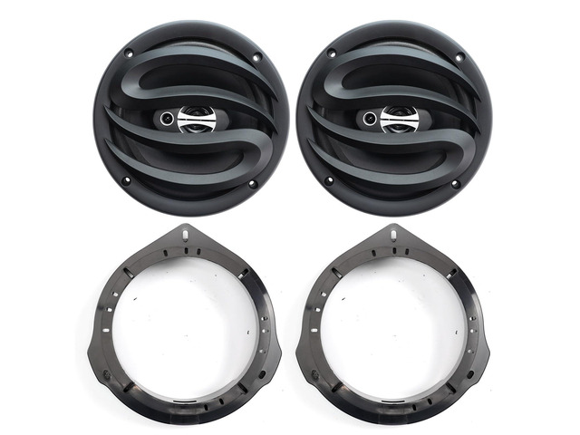 6.5 3-Way Car Audio Door Speakers (Pair) for Ford F150/Focus/Fusion/Transit Car Audio Speaker Upgrade kit fit 2007-2024 Ford Models,300 Watts Max...