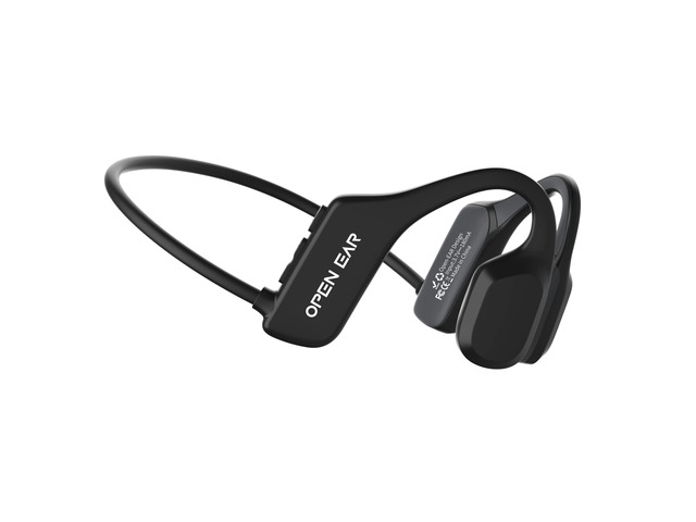 Bone Conduction Headphones, Open Ear Wireless Headphones with Microphone, Bluetooth 5.3, 6 Hours of Use Time, IPX5 and Sweat Resistant Sports...