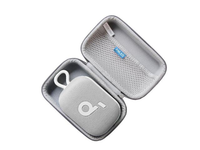 Hard Travel Case for Soundcore Select 4 Go Bluetooth Shower Speaker (Gray)